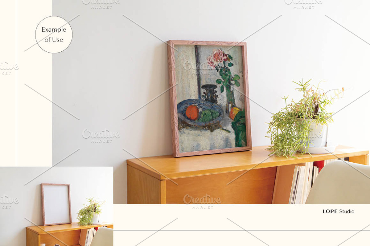 Photo Frame Mockup Bundle, a Print Template by LOPEstudio (Photo 7 of 11)