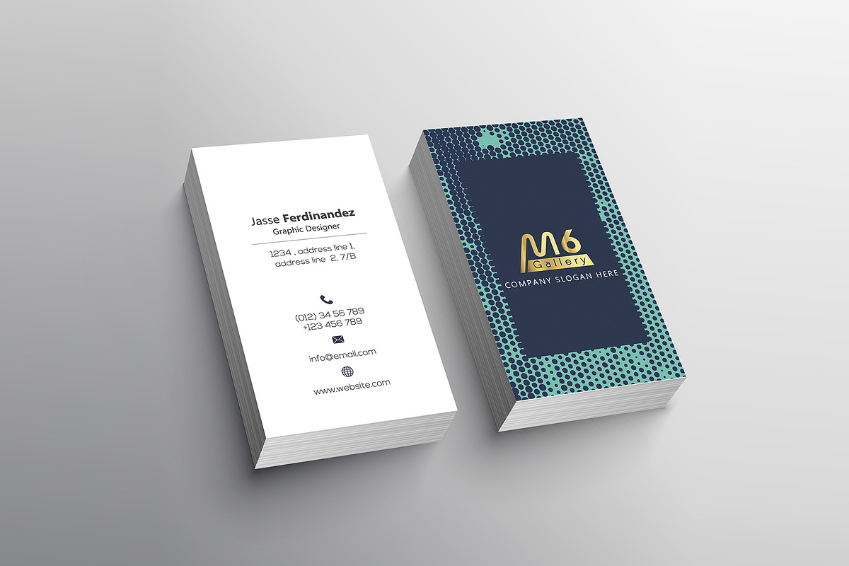 Unique 50 Business Card Bundle, a Business Card Template by M6 Gallery (Photo 19 of 151)