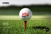 Golf Ball & Accessories Mockup Set, a Merchandise Mockup by creatsy5 (Thumbnail 1 of 17)