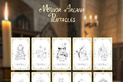 Medieval Doodle Tarot Deck Step, an Illustration by Anastasiya Klempach (Thumbnail 4 of 9)