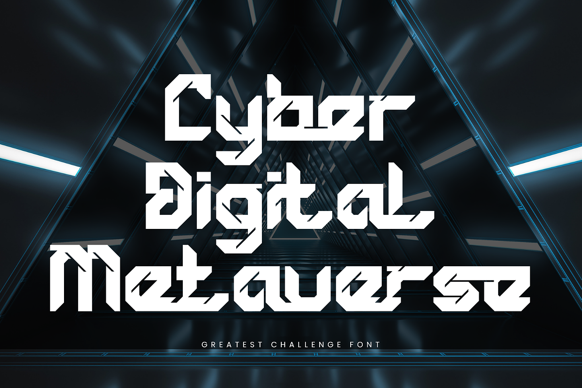Greatest Challenge - Tech Font, a Sans Serif Font by 177Studio (Photo 3 of 5)