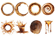 Coffee Stains Clipart, an Illustration by Designworld (Thumbnail 4 of 9)