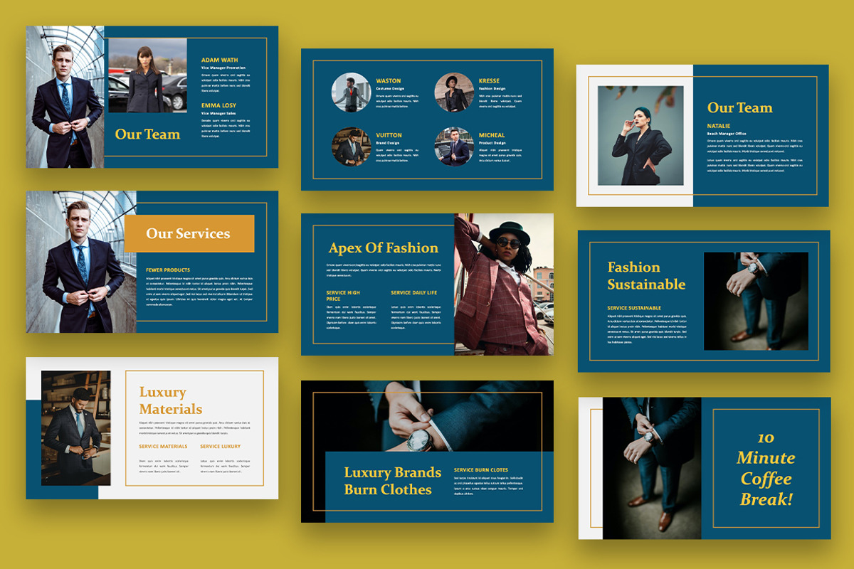 Victorious - Luxury Suit Powerpoint, a Presentation Template by kerismaker