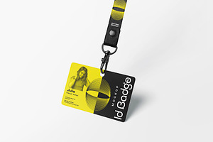 Id Badge Mockup