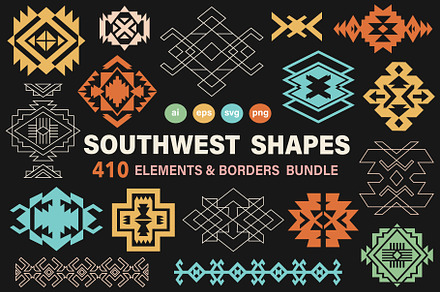 410 Southwestern Shapes Atelier +SVG