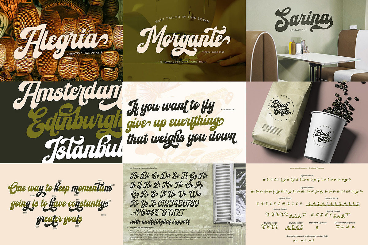 Vintage Script Vol 3 Font Bundle, a Script Font by Ditatype (Photo 5 of 12)