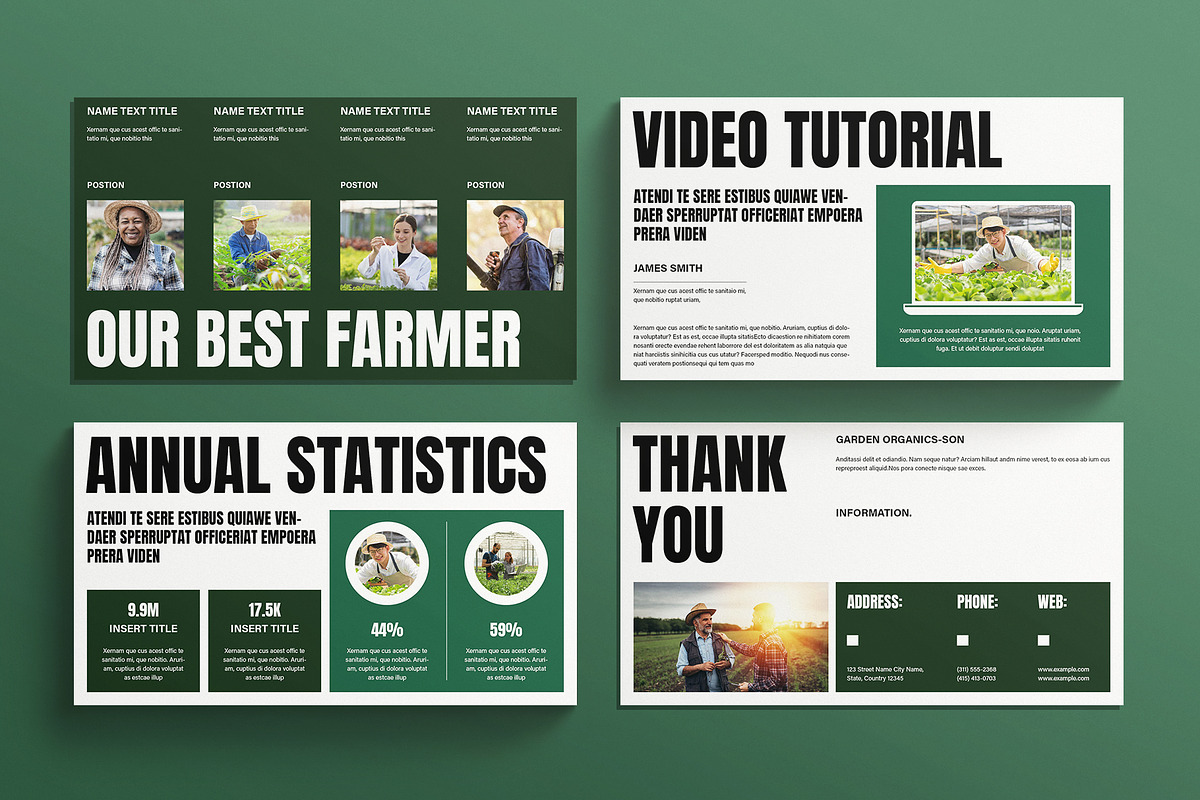 Agriculture Presentation Template, a Presentation Template by E-Type (Photo 5 of 5)