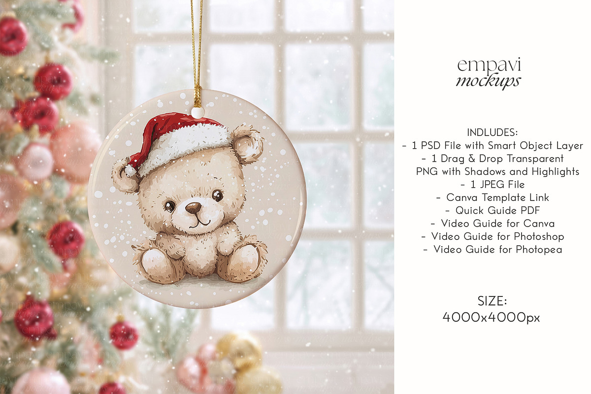 Ornament Mockup, a Household Mockup by EmpaviMockups (Photo 6 of 6)