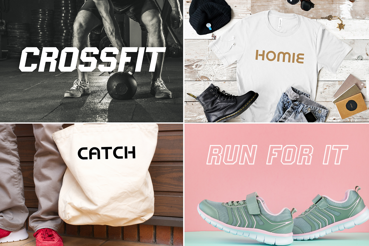 The Sporty Font Bundle, a Sans Serif Font by Sofia Skoog (Photo 6 of 8)