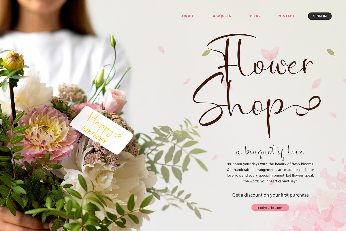 Wedding Bliss - Romantic Handwritten, a Handwritten Font by Letterara (Photo 5 of 12)