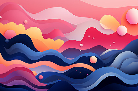 Modern futuristic. Abstract colorful, a Wallpaper Photo by Elena Vagengeim