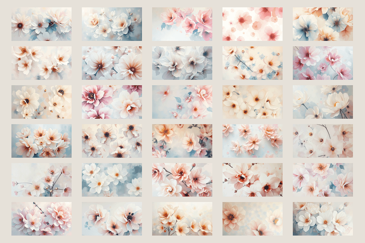 Delicates II, painted backgrounds, a Background Graphic by Art Sproot (Photo 4 of 9)