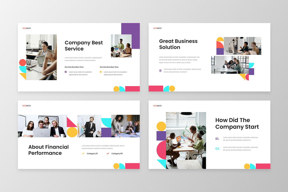 Geomco - Business Google Slide, a Presentation Template by MtvtdArt (Photo 2 of 6)