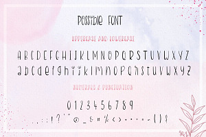 Possible Font Handwriting Font