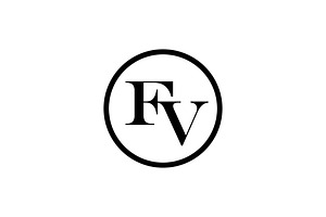 FV Logo design, a Branding & Logo Template by xcoolee