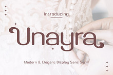Unayra - Display Font