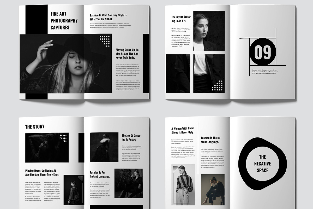 Look Book Layout