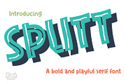 Splitt playful font, a Font by Rashdrawn (Thumbnail 1 of 5)