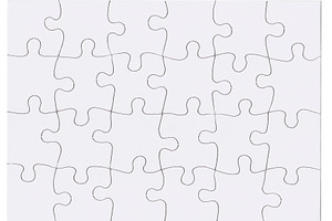 Jigsaw Puzzle Blank Background, a Background Photo by THP Creative