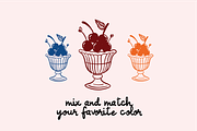 Sweet Romantic Handdrawn Pack, a Decorative Illustration by HunEyy (Thumbnail 4 of 7)