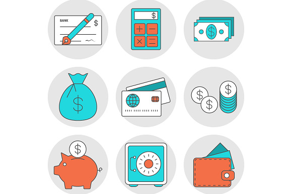 Finance Outline Icons