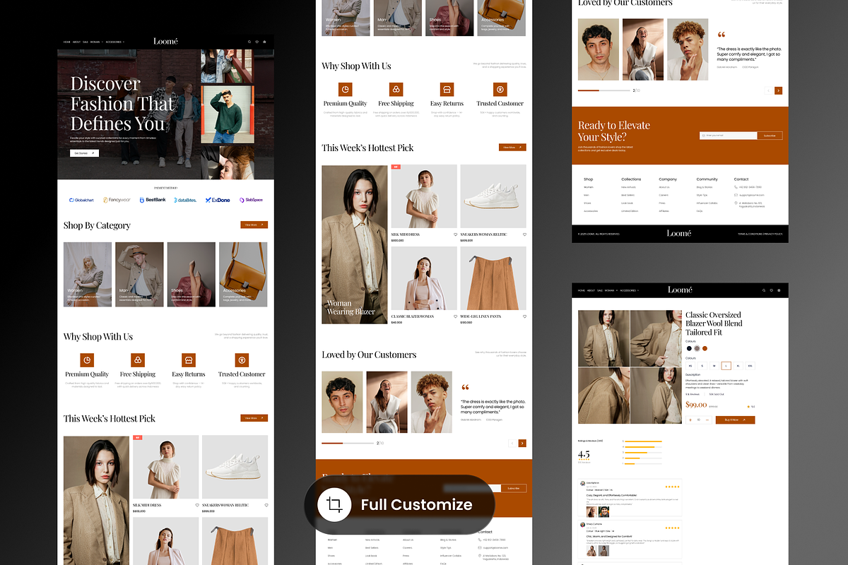 Loome - E-Commerce Fashion preview 3