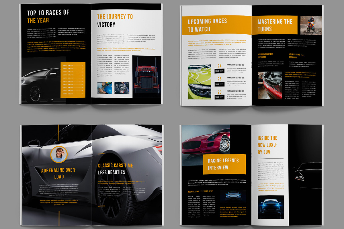 Automotive Magazine Template, a Magazine Template by ContestDesign (Photo 3 of 3)