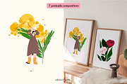 Girls & Flowers: bright summer vibes, a Person Illustration by Pásha (Thumbnail 4 of 8)