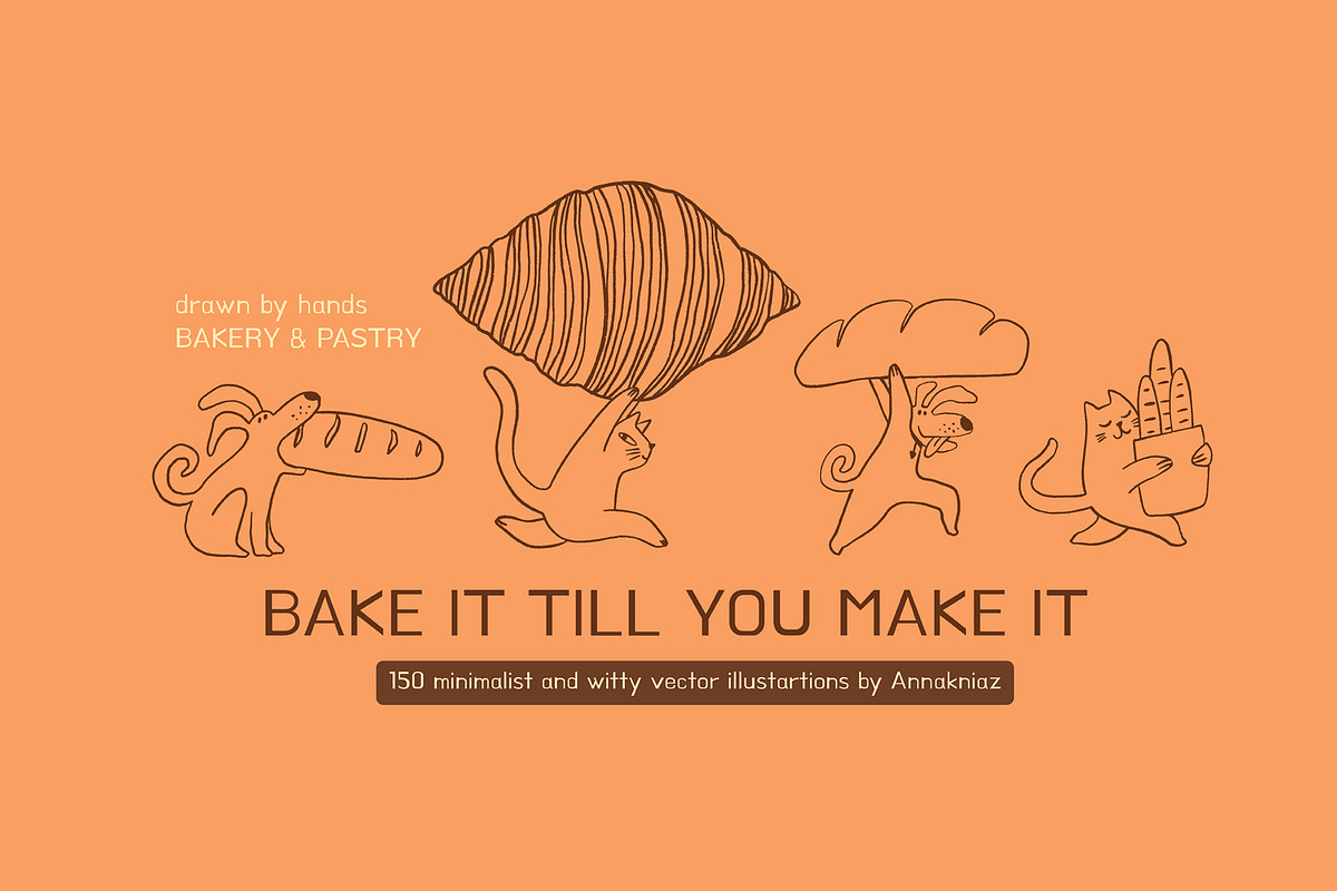 Bake it till you make it, a Food Illustration by Annakniaz (Photo 1 of 16)