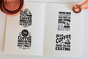 Coffee Quotes V8 SVG DXF PNG EPS, an Illustration by Tosca Digital (Thumbnail 2 of 5)