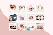Lash Tech Instagram Template, a Social Media Template by Adored Templates (Thumbnail 6 of 10)