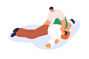 First aid, emergency concepts set, a Healthcare Illustration by Good Studio (Thumbnail 12 of 15)