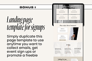 Wix Website - White Luxe, a Websites & App Template by Freedom Business Shop (Thumbnail 5 of 11)