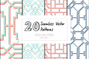 Seamless Vector Geometric Patterns, an Object Graphic by TSTUDIO (Thumbnail 1 of 8)