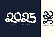 2025 Happy New Year design vector., a Branding & Logo Template by BARONSTD (Thumbnail 2 of 3)