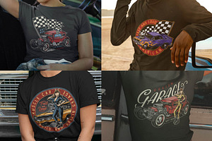 46 Custom Cars T-shirt Designs