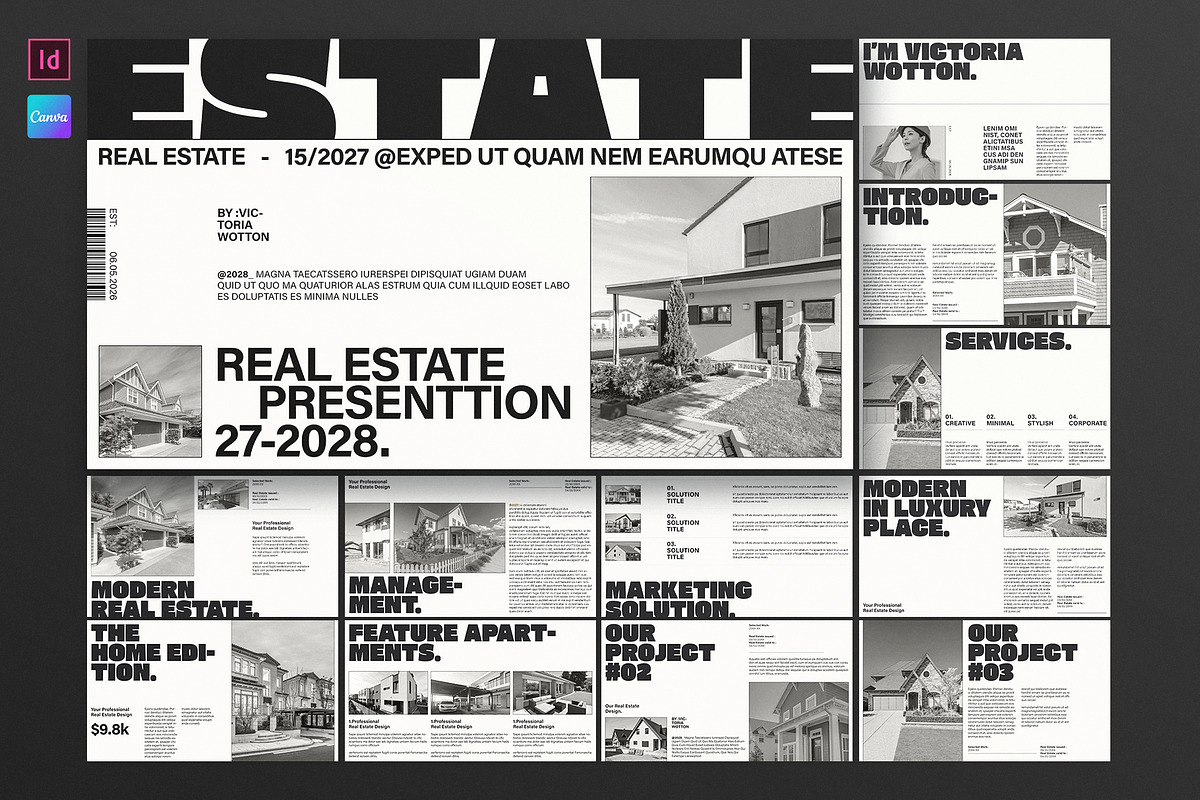 Real Estate Presentation Template, a Presentation Template by E-Type (Photo 1 of 5)