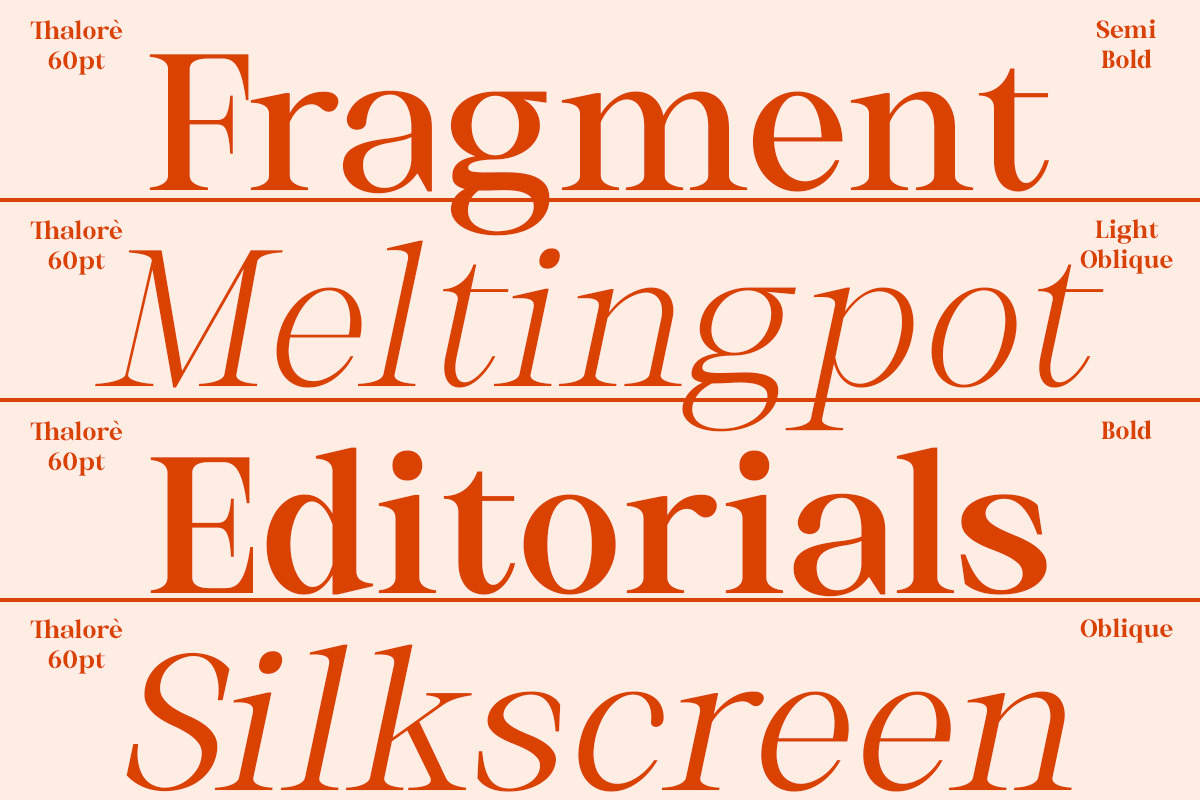 Thalore, a Serif Font by Slex Studio (Photo 5 of 14)
