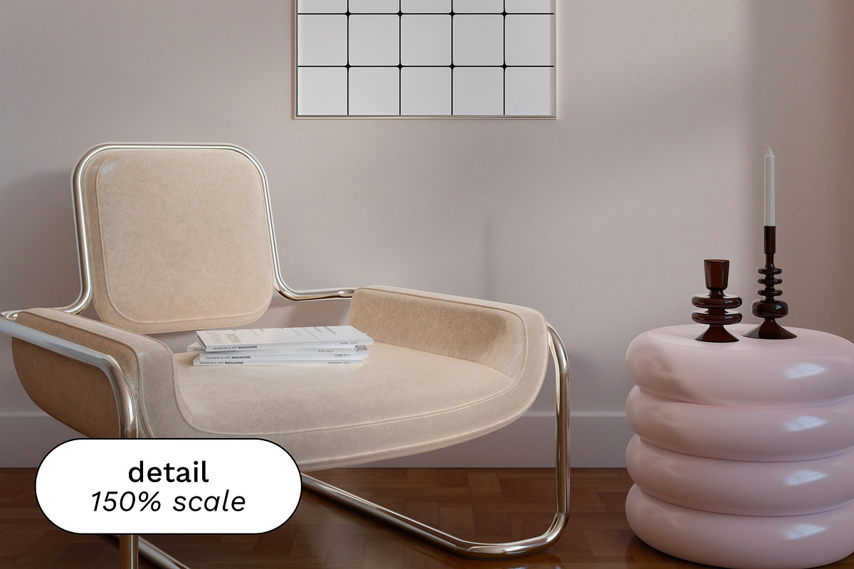 Framed Poster Print Mockups SOLEYA I, a Household Mockup by Bonumo (Photo 8 of 13)