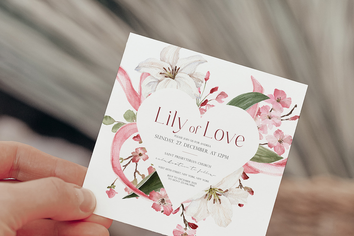 Watercolor Flower - Lily of LOVE, a Decorative Illustration by Beigetime (Photo 12 of 15)