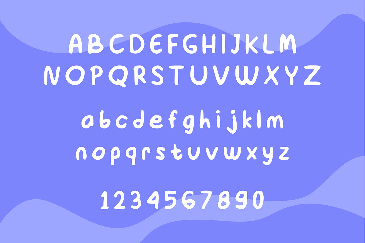 Clumsy Doodle Font Pack preview 3