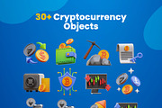 Cryptocurrency 3D Icons, an Object 3D Model by Rakata Studio (Thumbnail 7 of 7)