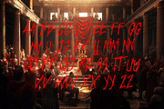 Dameter Metal Horror Display Font, a Blackletter Font by dansdesign (Thumbnail 2 of 7)