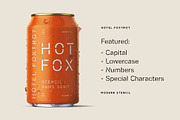 Hotel Foxtrot - Modern Stencil, a Font by Creative Type (Thumbnail 2 of 9)