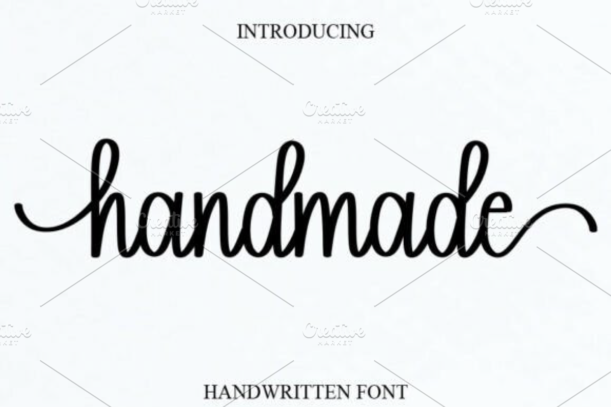 Handmade Font, a Handwritten Font by Design Station (Photo 1 of 4)