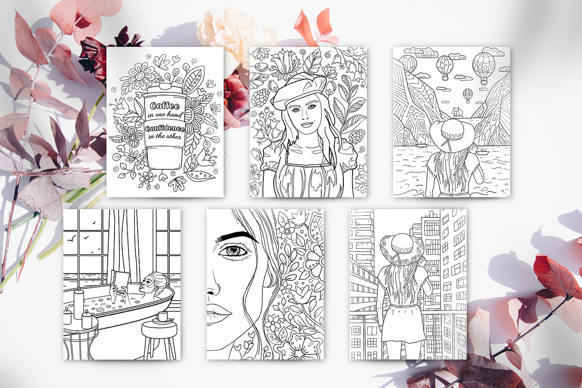 Coloring Book for Girls | Barbie, an Illustration by ChristinaDesigns (Photo 2 of 6)
