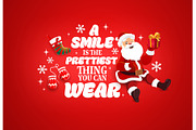 A smile is the prettiest thing you, an Illustration by Vector Tradition (Thumbnail 2 of 3)