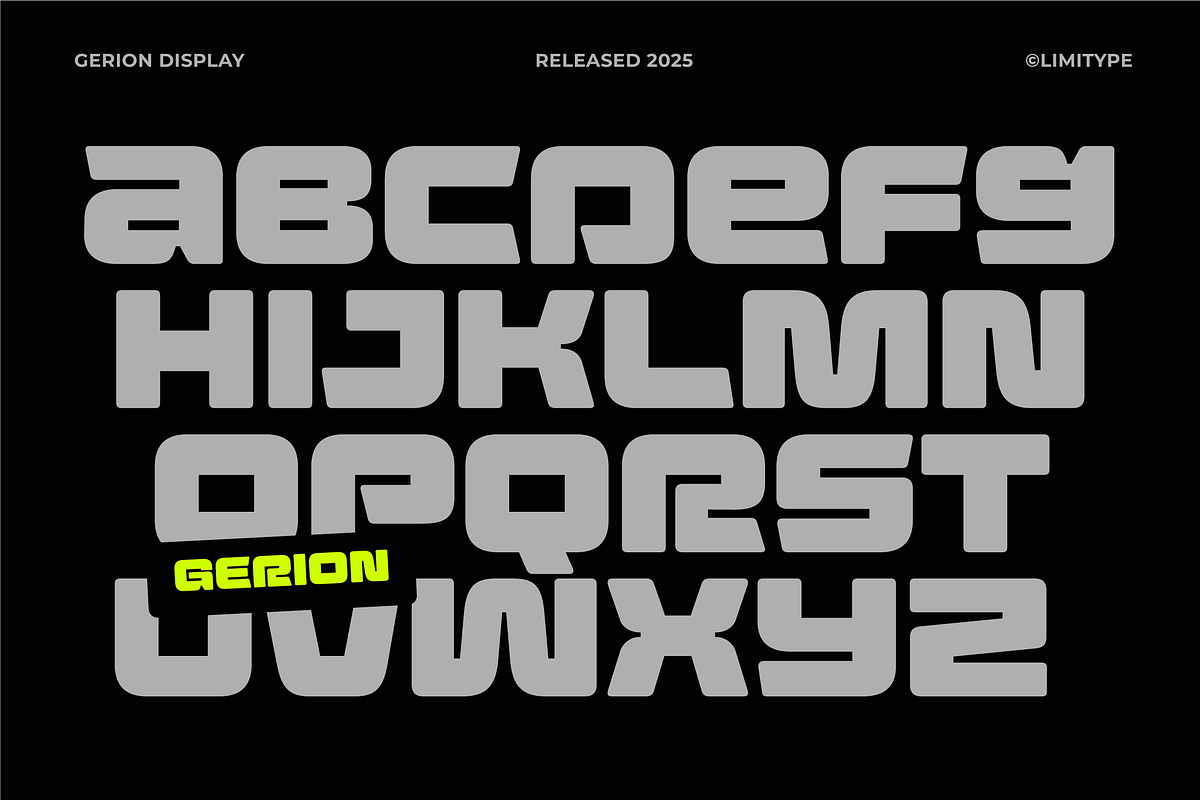 Gerion - Bold Font, a Sans Serif Font by limitype (Photo 4 of 11)