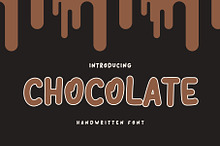 Chocolate is a cute handwritten font