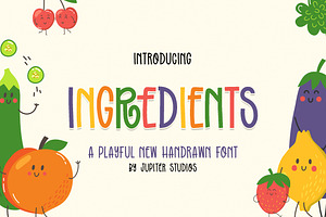 Ingredients Font